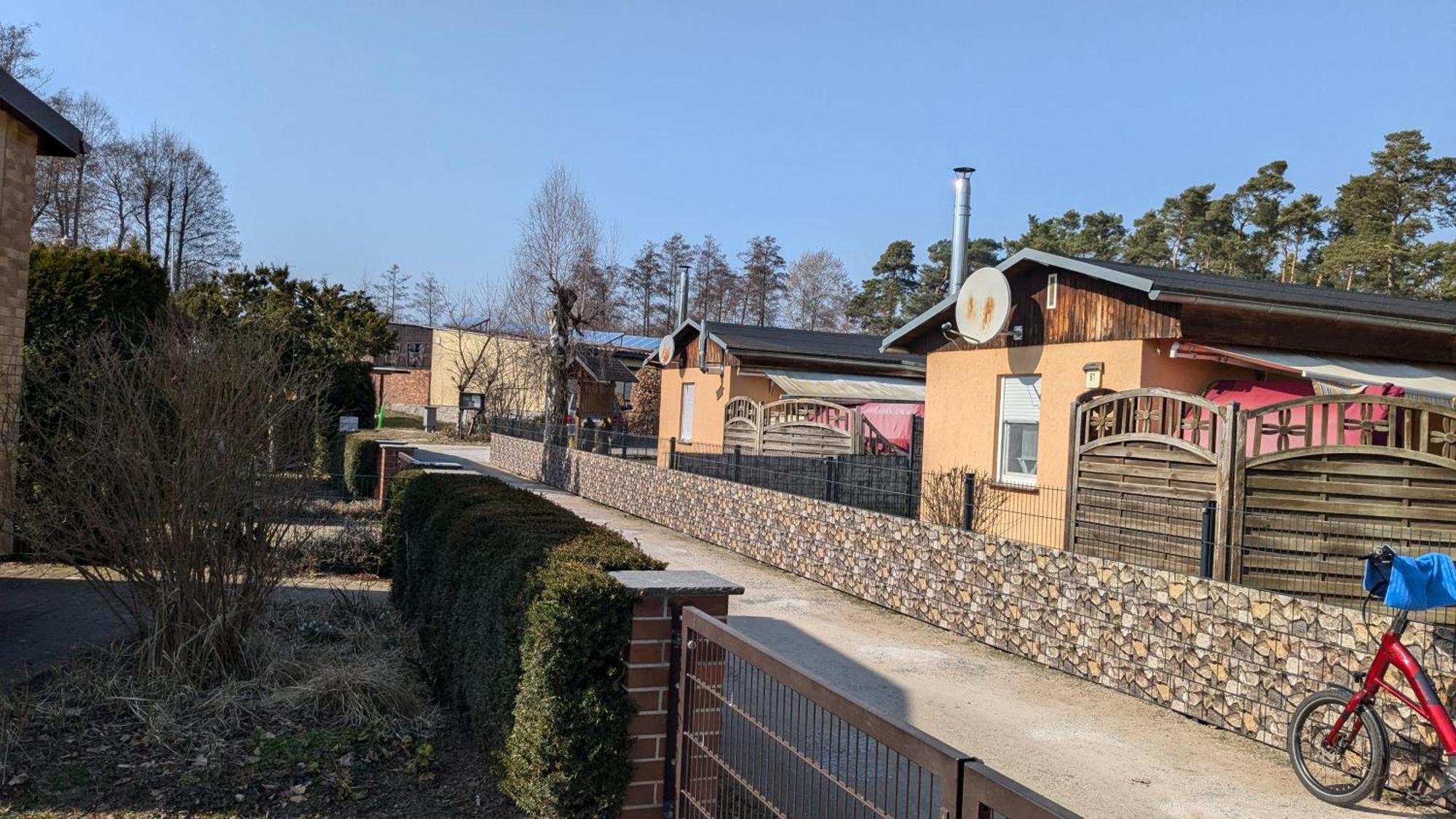 Spreewaldhaeuser Golinski Mit Kamin Am Neuendorfer See Alt Schadow Exterior foto